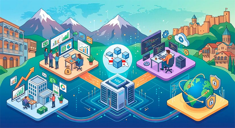 Выбор надежного VDS (VPS) в Грузии для бизнеса, разработки и VPN